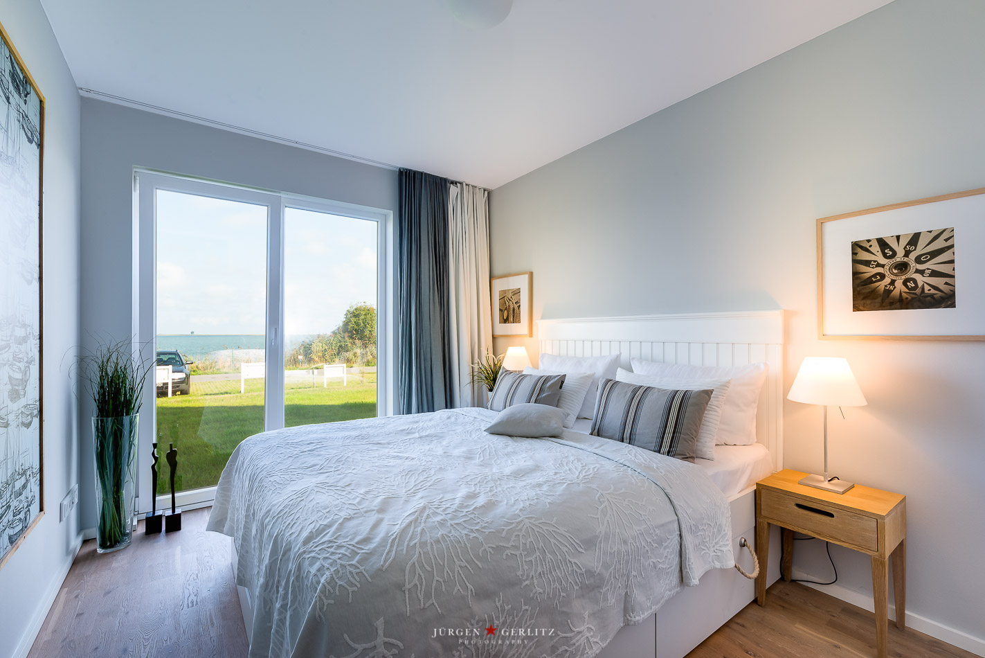 PIER 51 - Schlafzimmer 1 mit Blick auf die Schlei