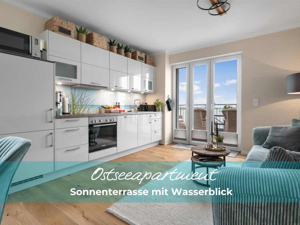 Admiralsblick - Küche und Wohnbereich