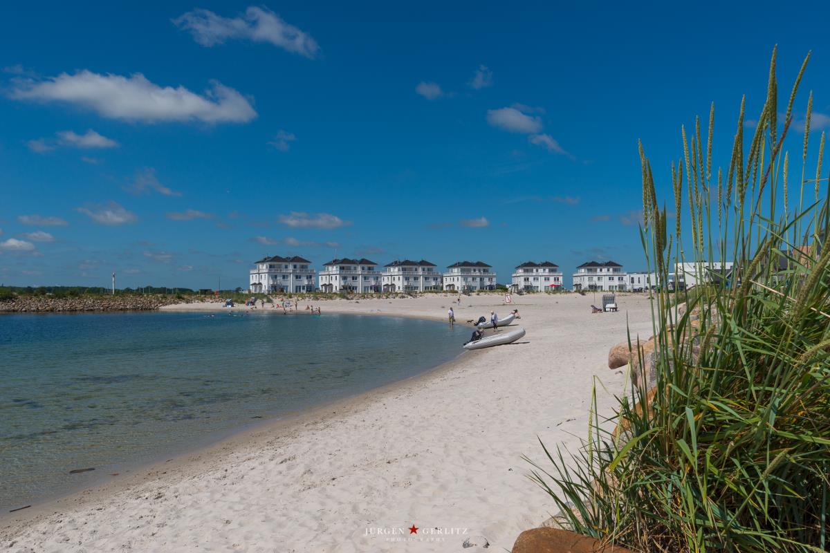 Wasserhaus - Privatstrand im Ostseeresort Olpenitz