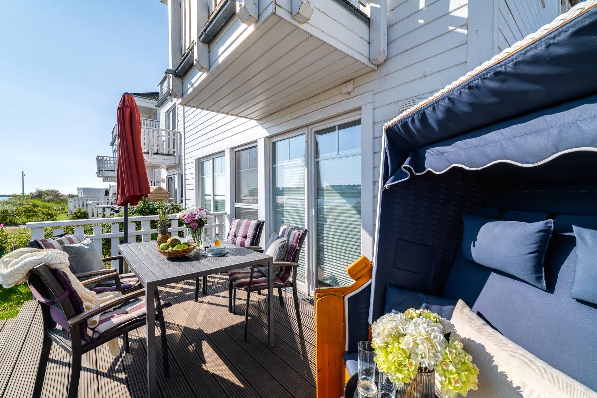 Witt Hus 1 - Terrasse direkt am Strand