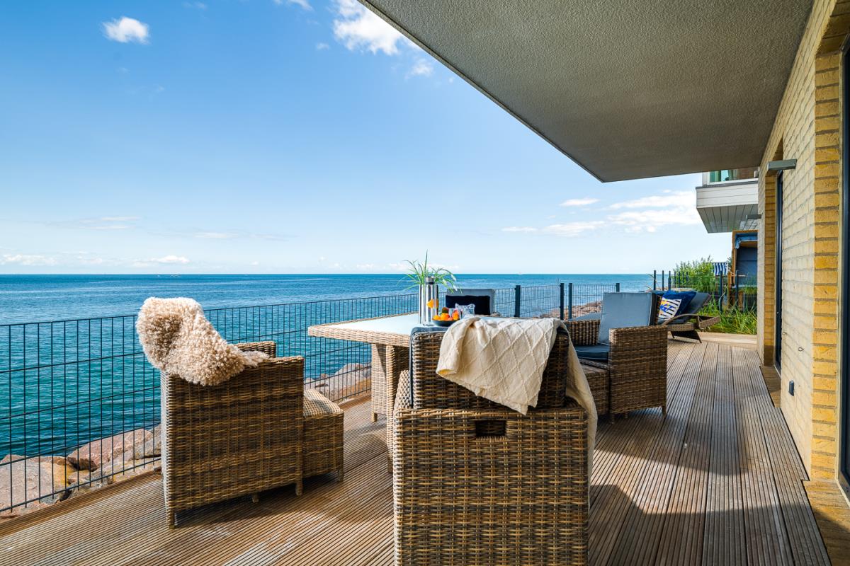 Blue Sea - Blick auf die Ostsee und Schleimünde 