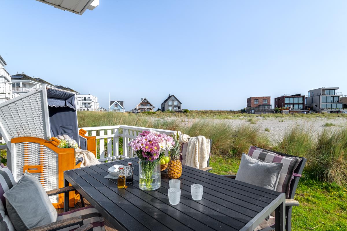 Witt Hus 1 - Terrasse direkt am Strand