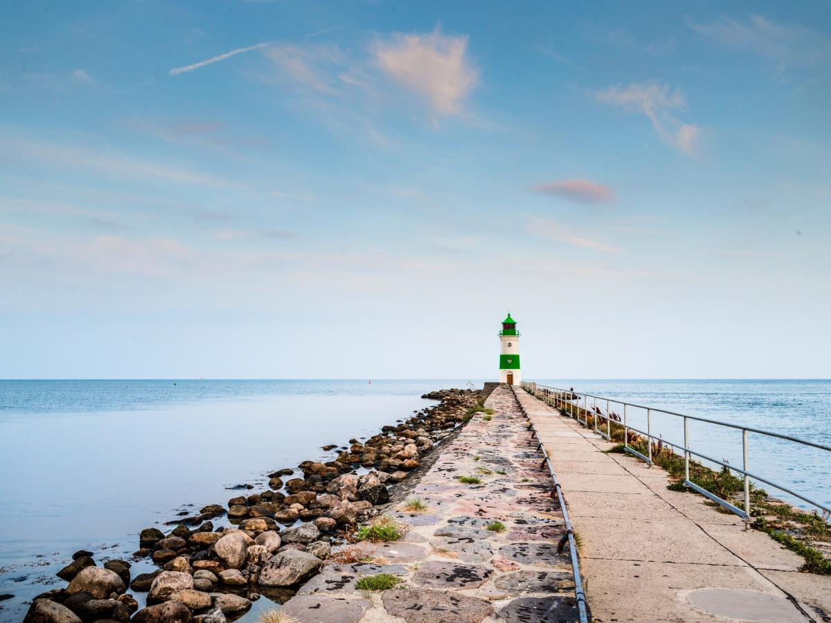 Strandvilla Auf der Ostsee - Leuchtturm Schleimünde 